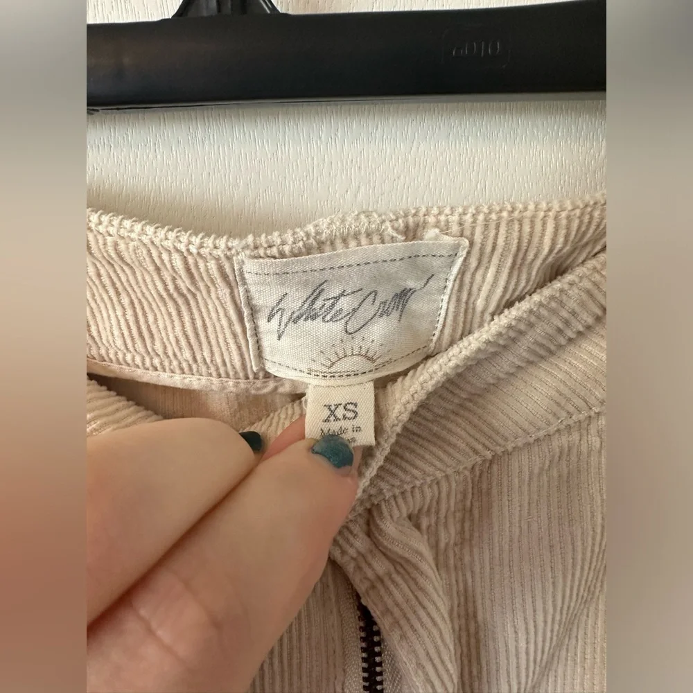 White Crow | Micro Cord Mini Skirt